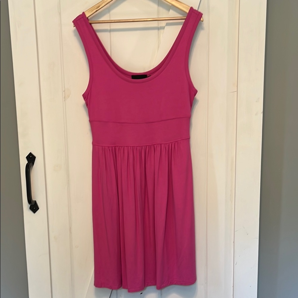 Cynthia Rowley Pink Pleated Mini Sundress